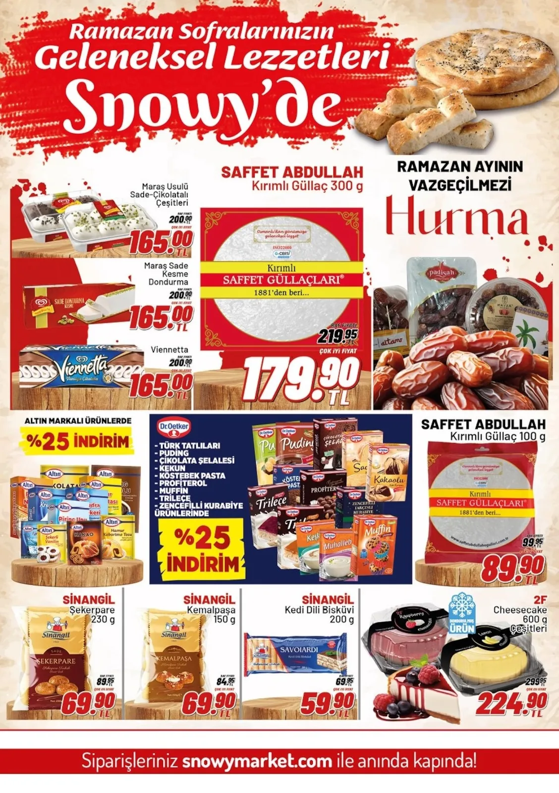 Snowy Snowy Market 26 Şubat 2026 Aktüel Kataloğu sayfa 5: Sinangil Kemalpaşa 150 G, Sinangil Kedi Dili Bisküvi 200 G