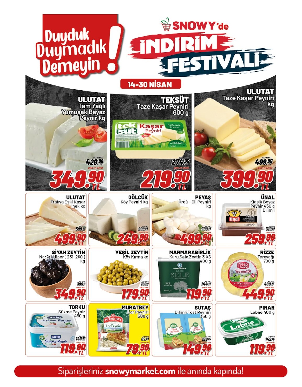 Snowy Market 14 Nisan 2026 Aktüel Kataloğu broşürü