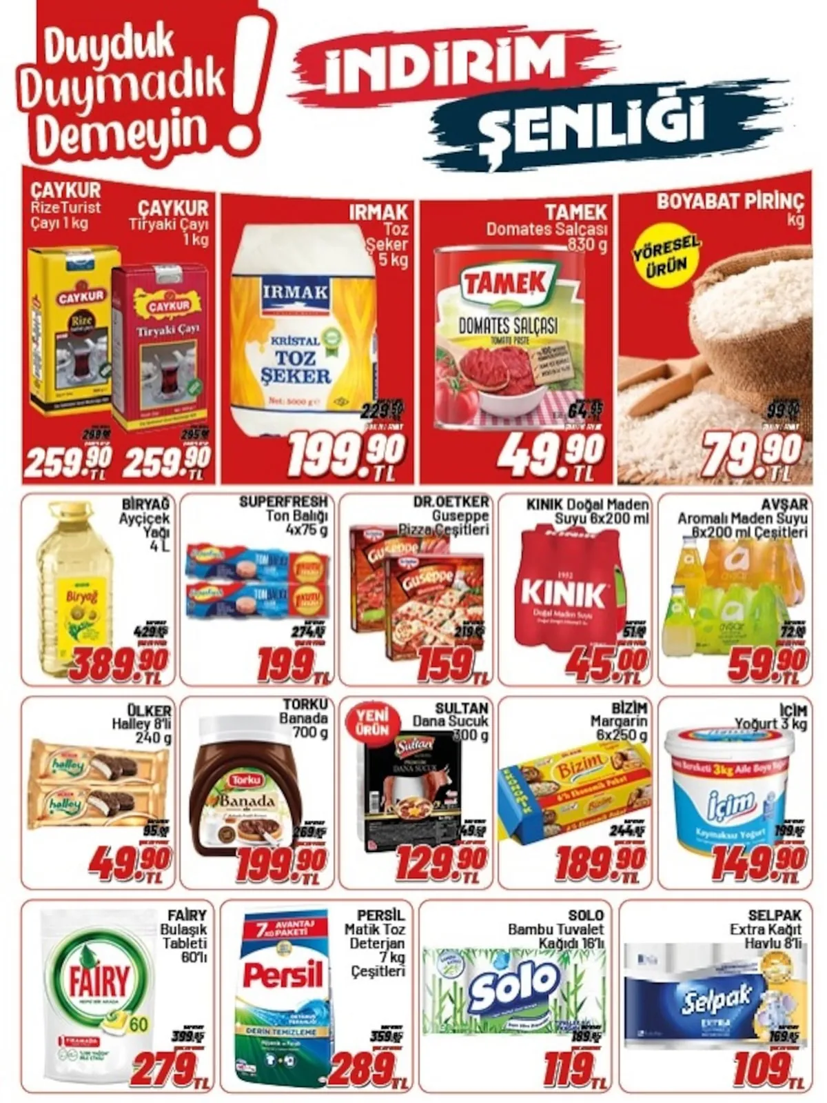 Snowy Snowy Market 14 Mayıs 2026 Aktüel Kataloğu sayfa 2: Bizim Margarin 6X250 G, Avşar Aromali Maden Suyu 6X200 Ml Çeşitleri