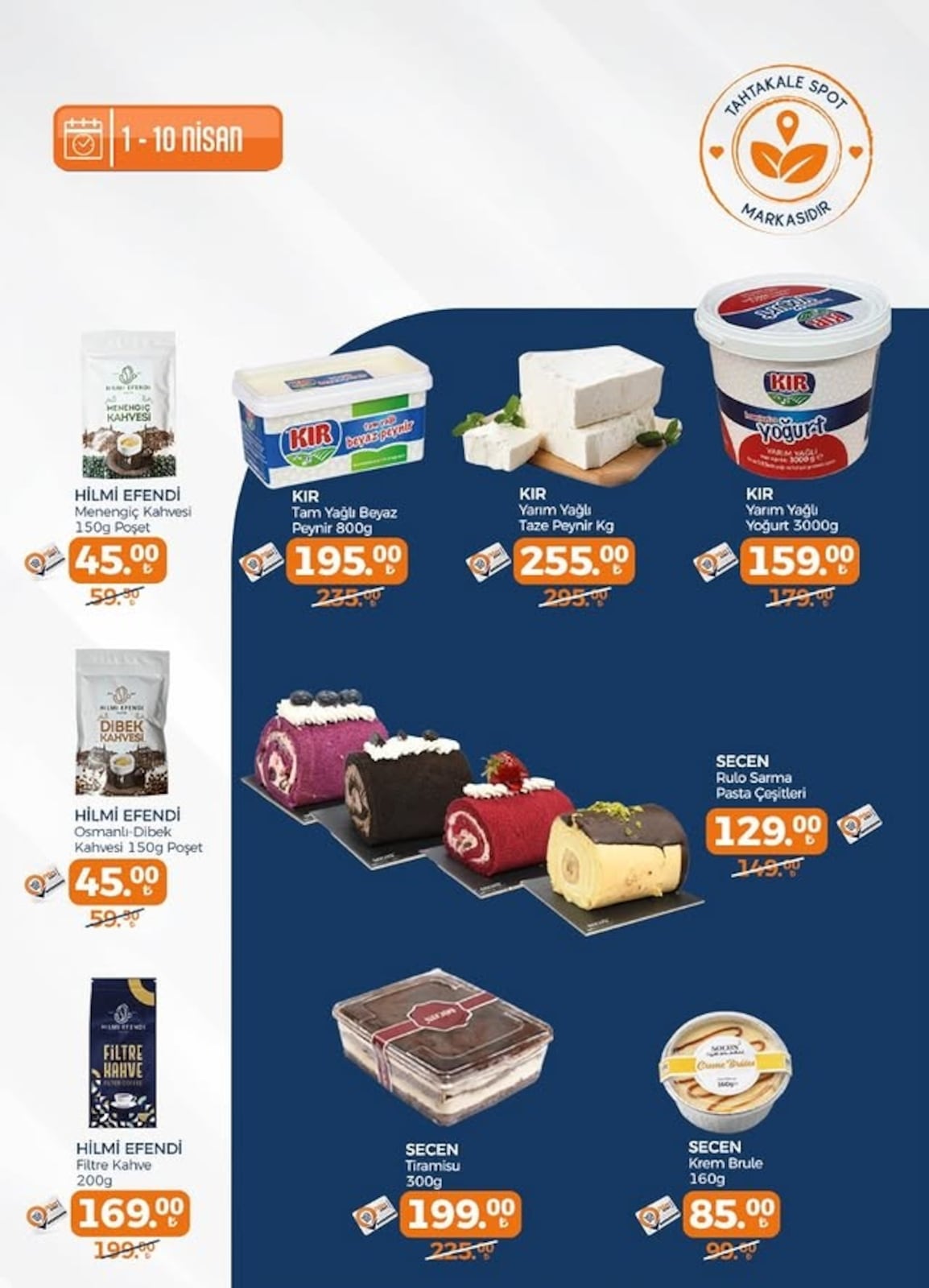 Tahtakale Spot 1 Nisan 2026 Aktüel Kataloğu broşürü