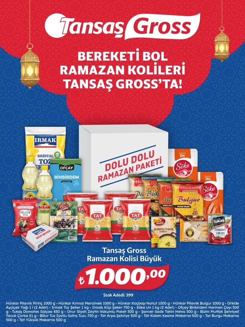 Tansaş Broşür Kapak