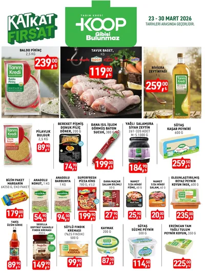 Tarım Kredi Kooperatifi 23 Mart 2026 Aktüel Kataloğu