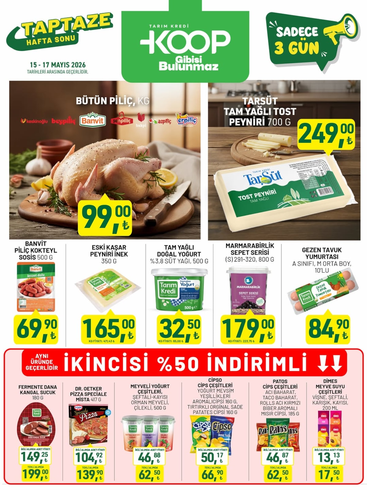 Tarım Kredi Tarım Kredi Kooperatifi 15 Mayıs 2026 Aktüel Kataloğu broşürü