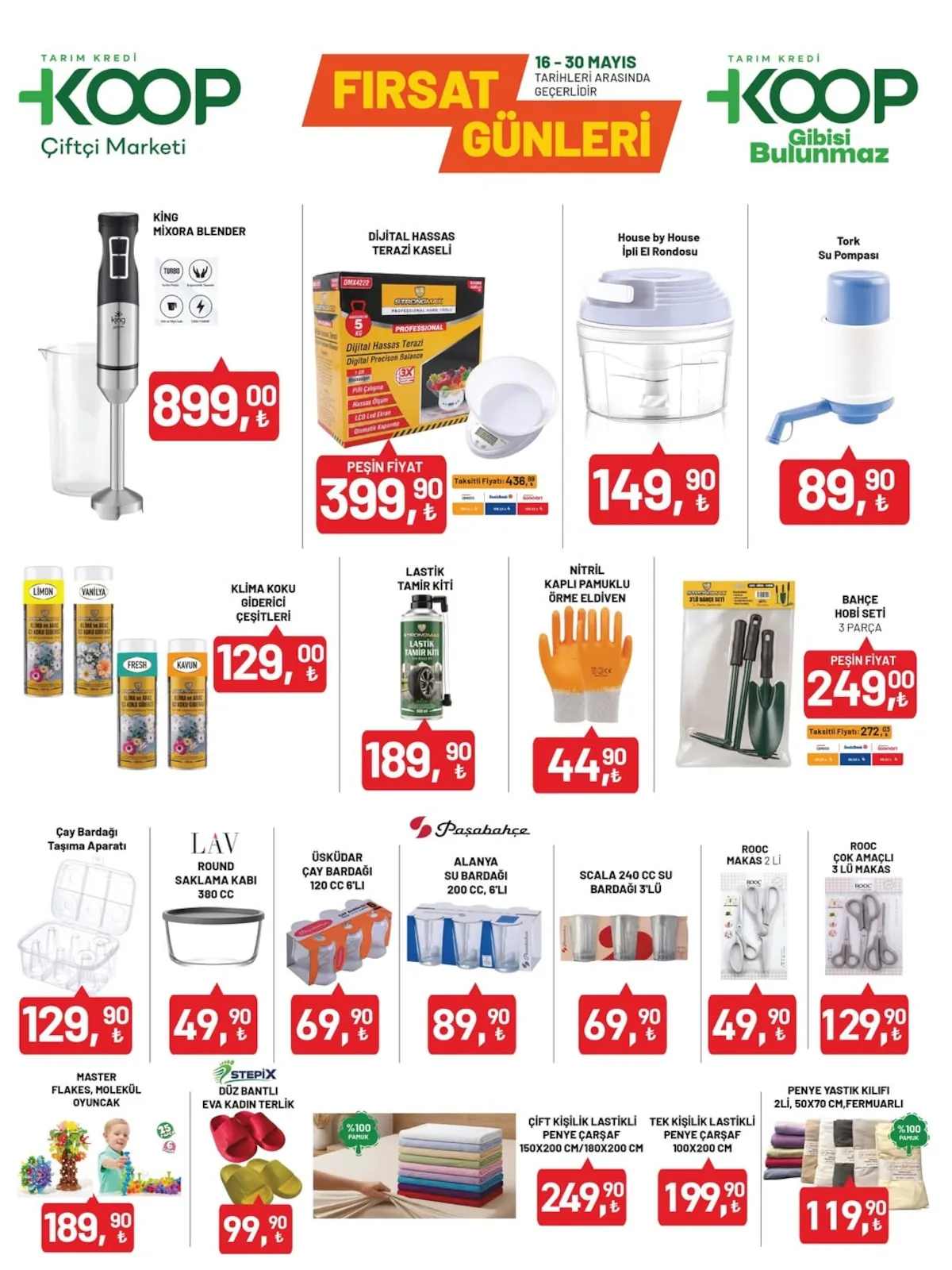 Tarım Kredi Tarım Kredi Kooperatifi 16 Mayıs 2026 Aktüel Kataloğu sayfa 2: Byronius Lastik Tamir Kiti 400Ml, 3'Lü Bahçe Hobi Seti