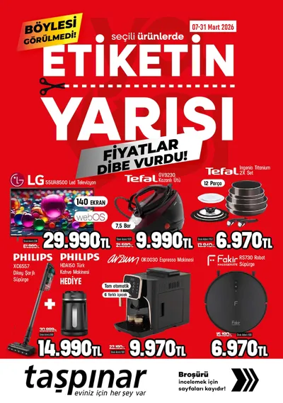 Taşpınar 7 Mart 2026 Aktüel Kataloğu