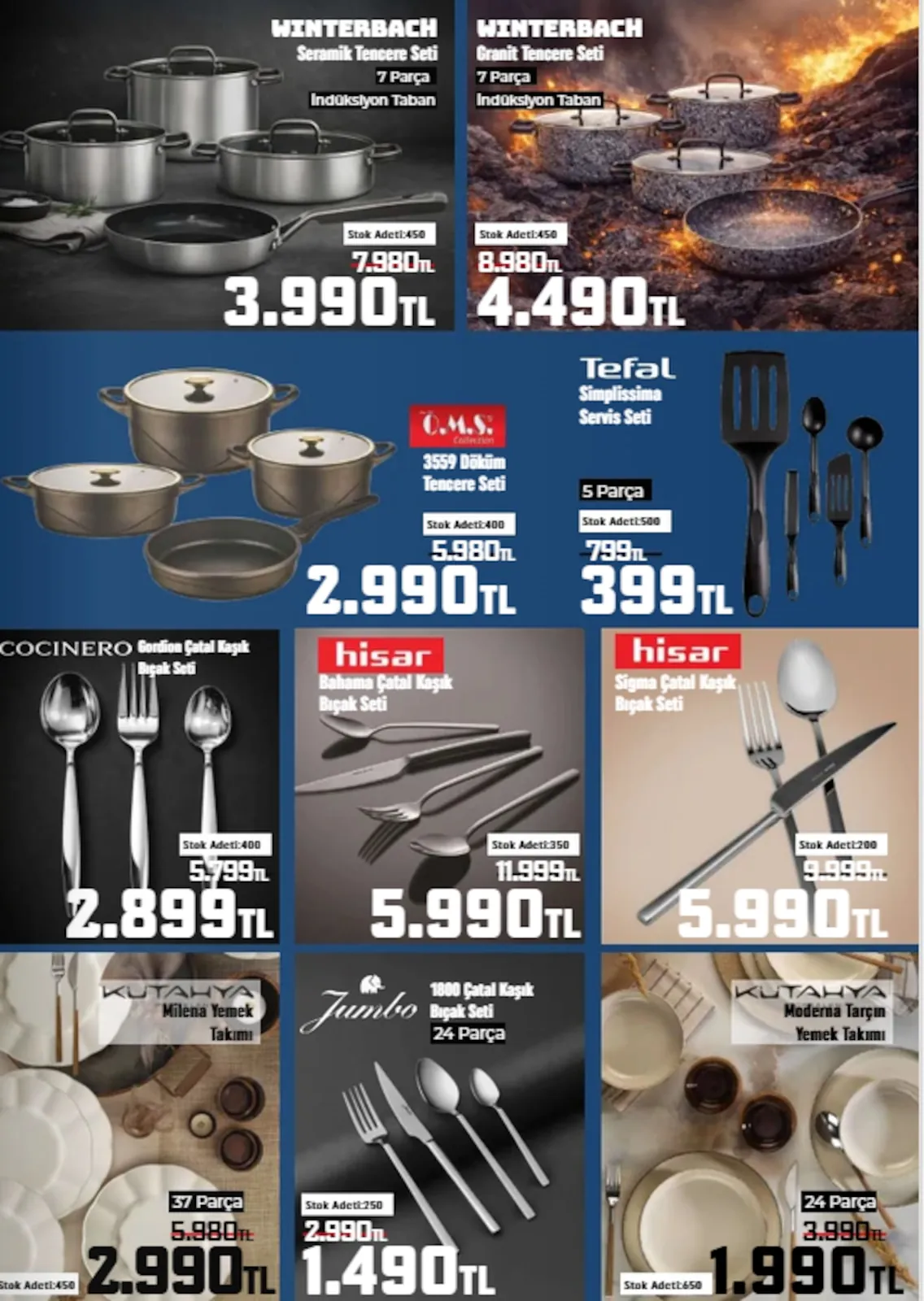 Taşpınar Taşpınar 11 Nisan 2026 Aktüel Kataloğu sayfa 5: Kütahya Moderna Tarçın Yemek Takımı, Kütahya Milena Yemek Takımı