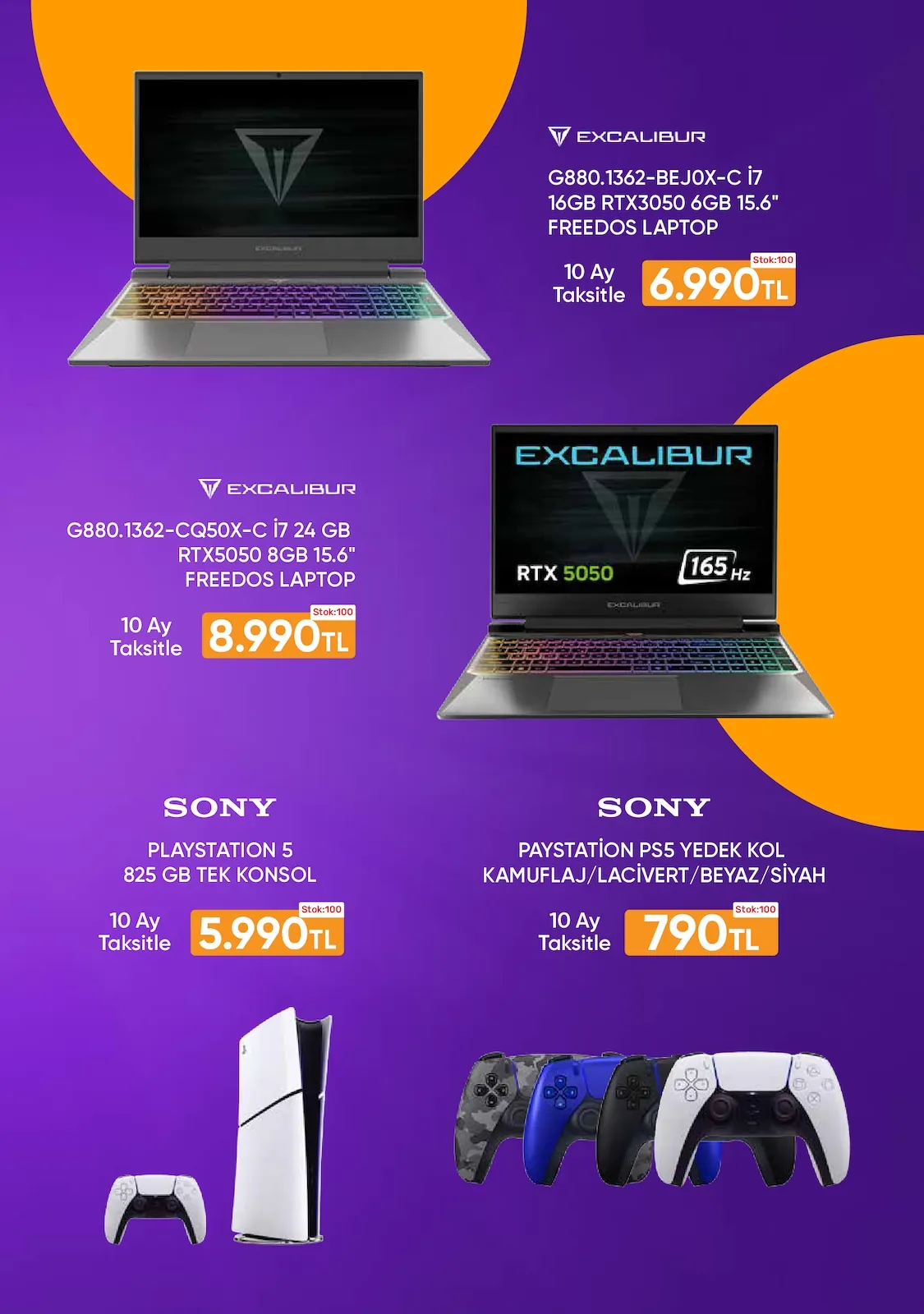 Taşpınar Taşpınar 16 Mayıs 2026 Aktüel Kataloğu sayfa 13: Excalibur G880.1362-Bejox-C I7 Laptop