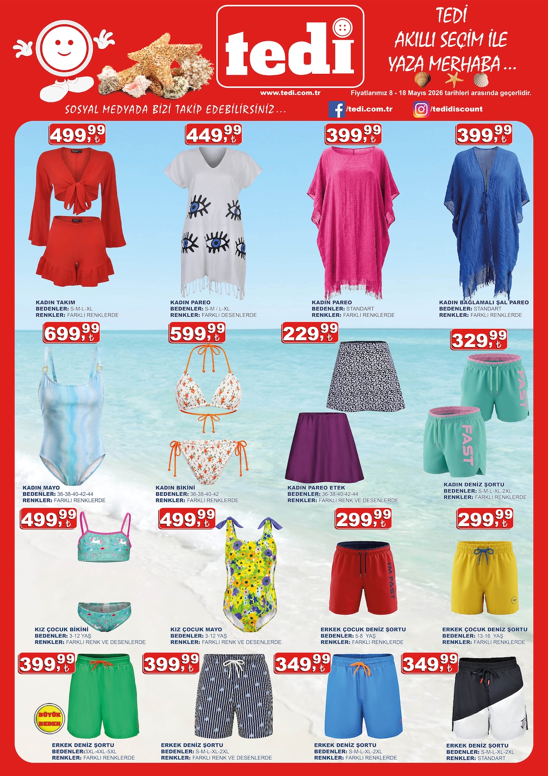 Tedi 8 Mayıs 2026 Aktüel Kataloğu
