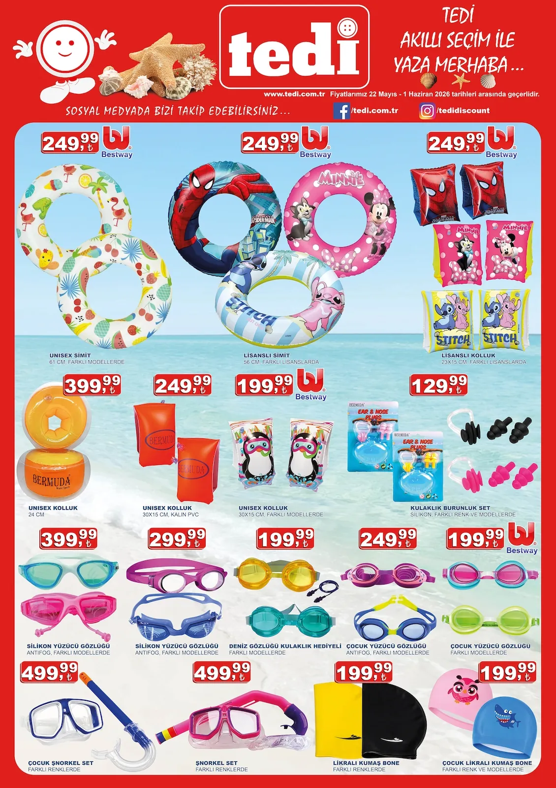 Tedi Tedi 22 Mayıs 2026 Aktüel Kataloğu sayfa 2: Unisex Kolluk, Unisex Kolluk