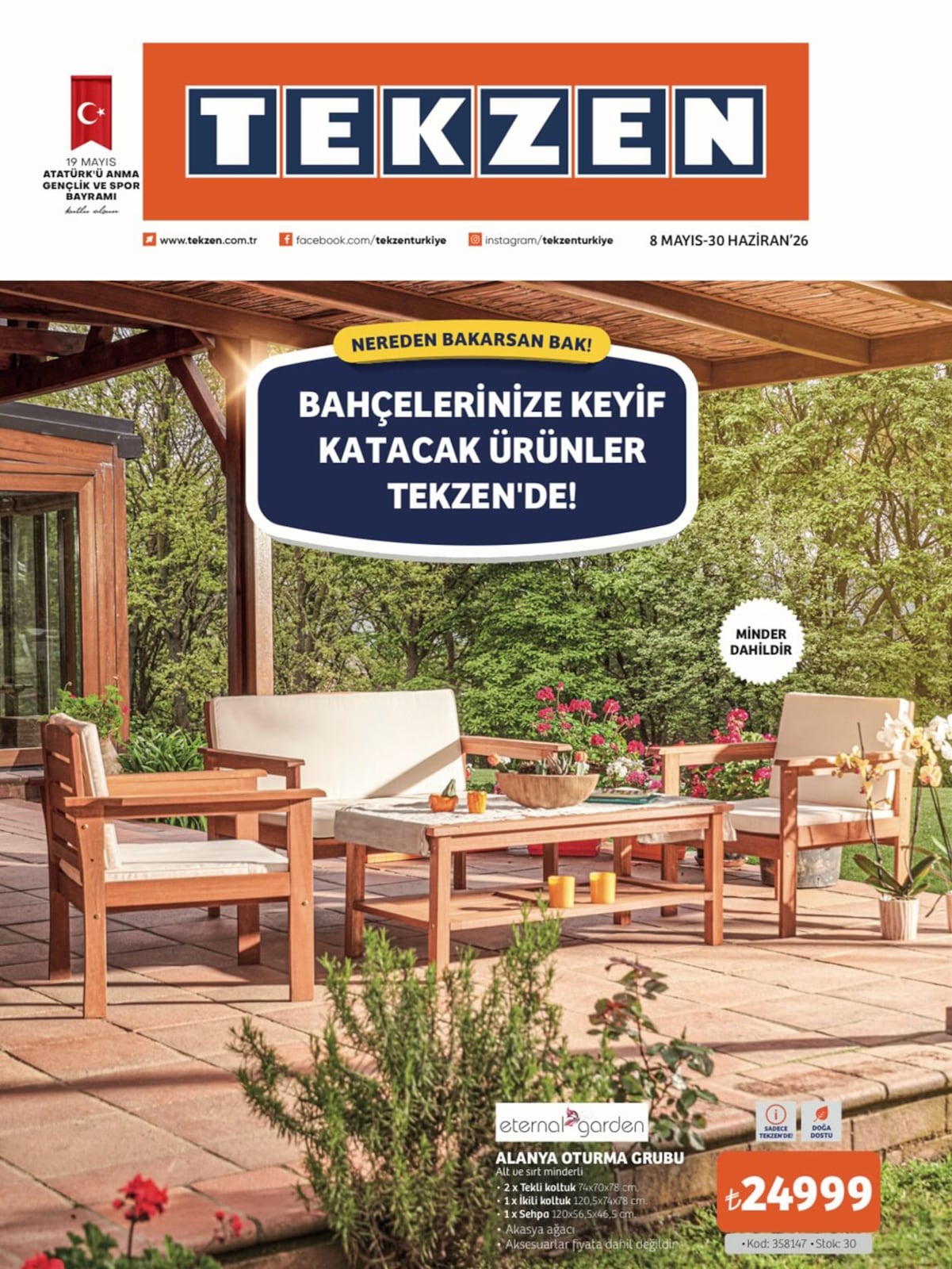 Tekzen 8 Mayıs 2026 Aktüel Kataloğu broşürü