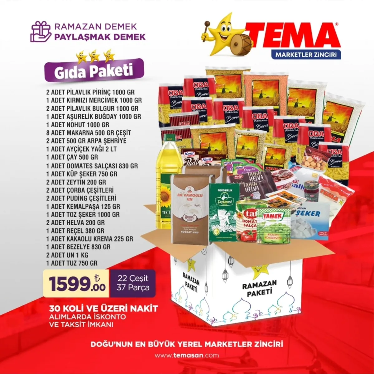 Tema Tema Market 4 Şubat 2026 Aktüel Kataloğu sayfa 3: Gida Paketi