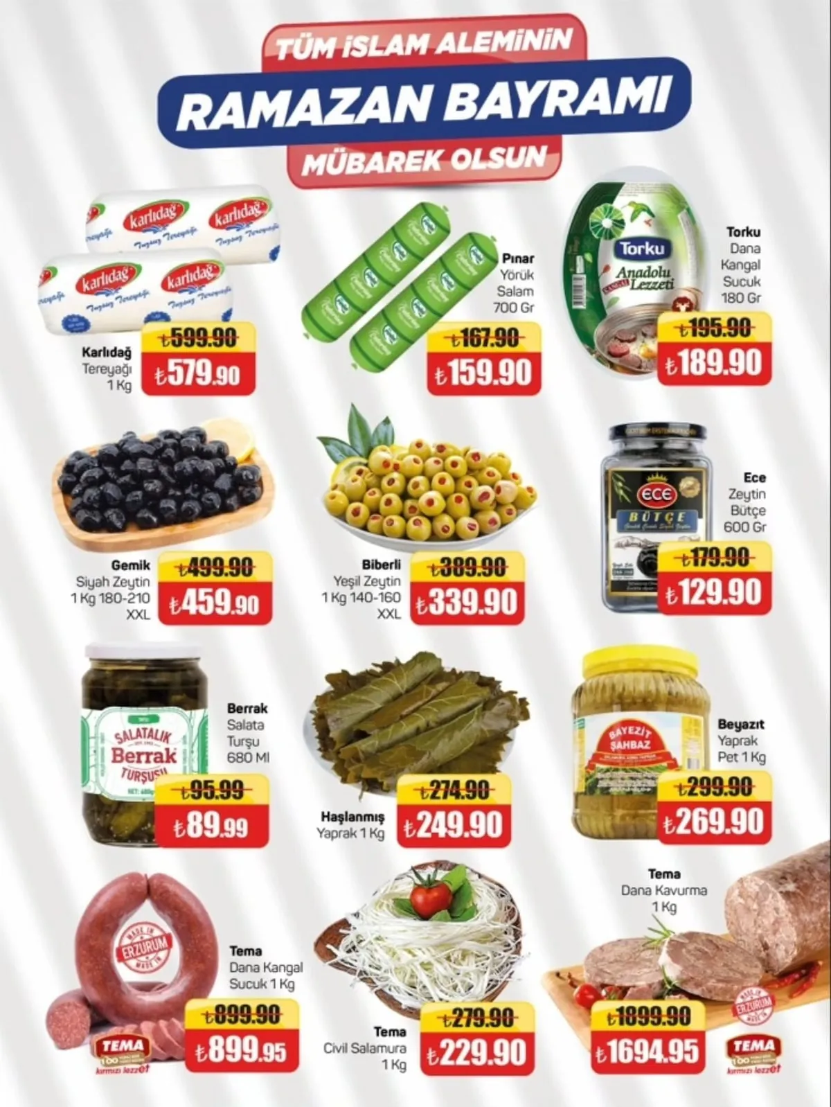 Tema Tema Market 6 Mart 2026 Aktüel Kataloğu sayfa 10: Ece Zeytin Bütçe 600 Gr, Beyazıt Yaprak Pet 1 Kg
