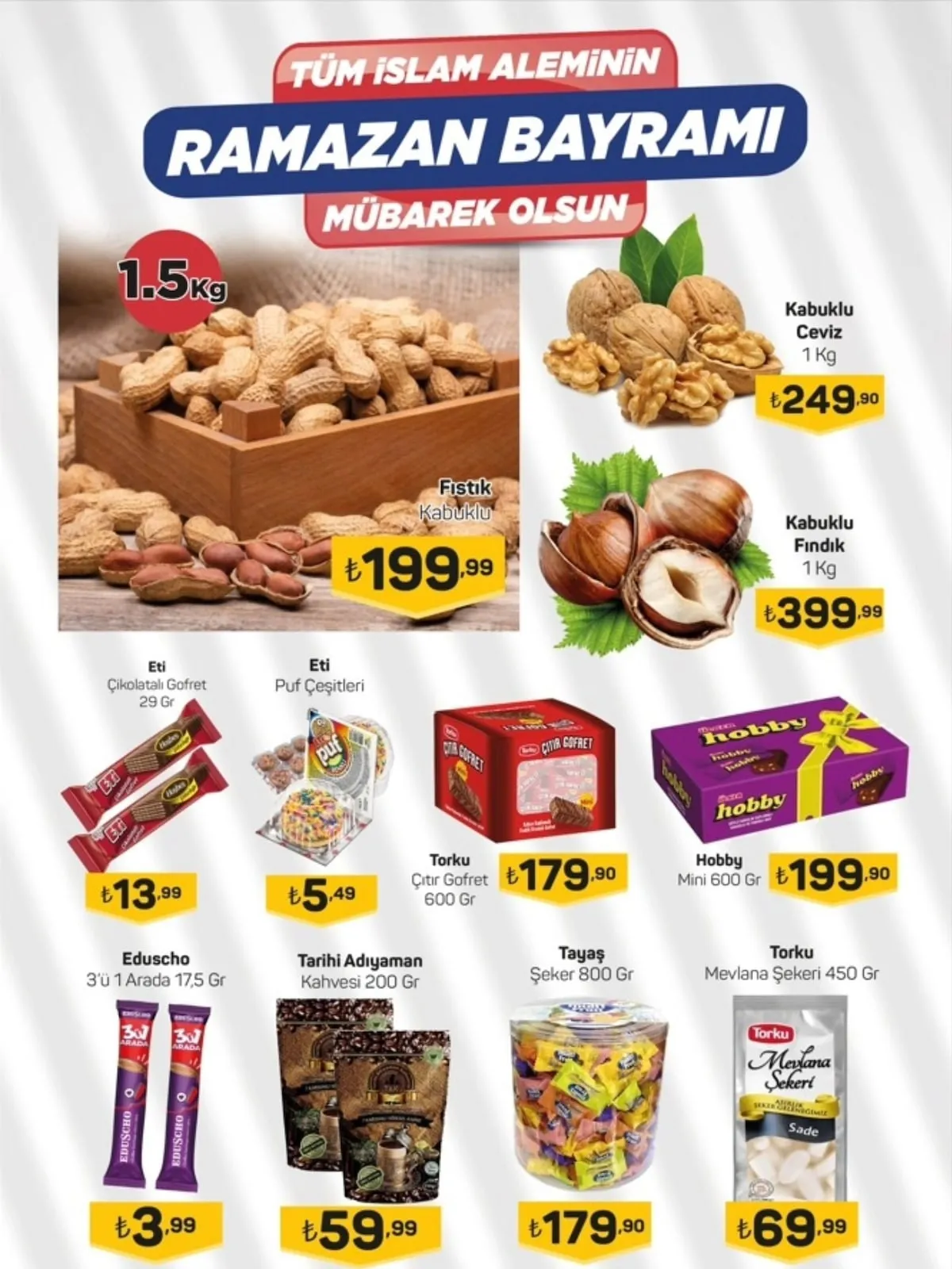 Tema Tema Market 6 Mart 2026 Aktüel Kataloğu sayfa 2: Eti Çikolatalı Gofret 29 Gr, Tarihi Adıyaman Kahvesi 200 Gr