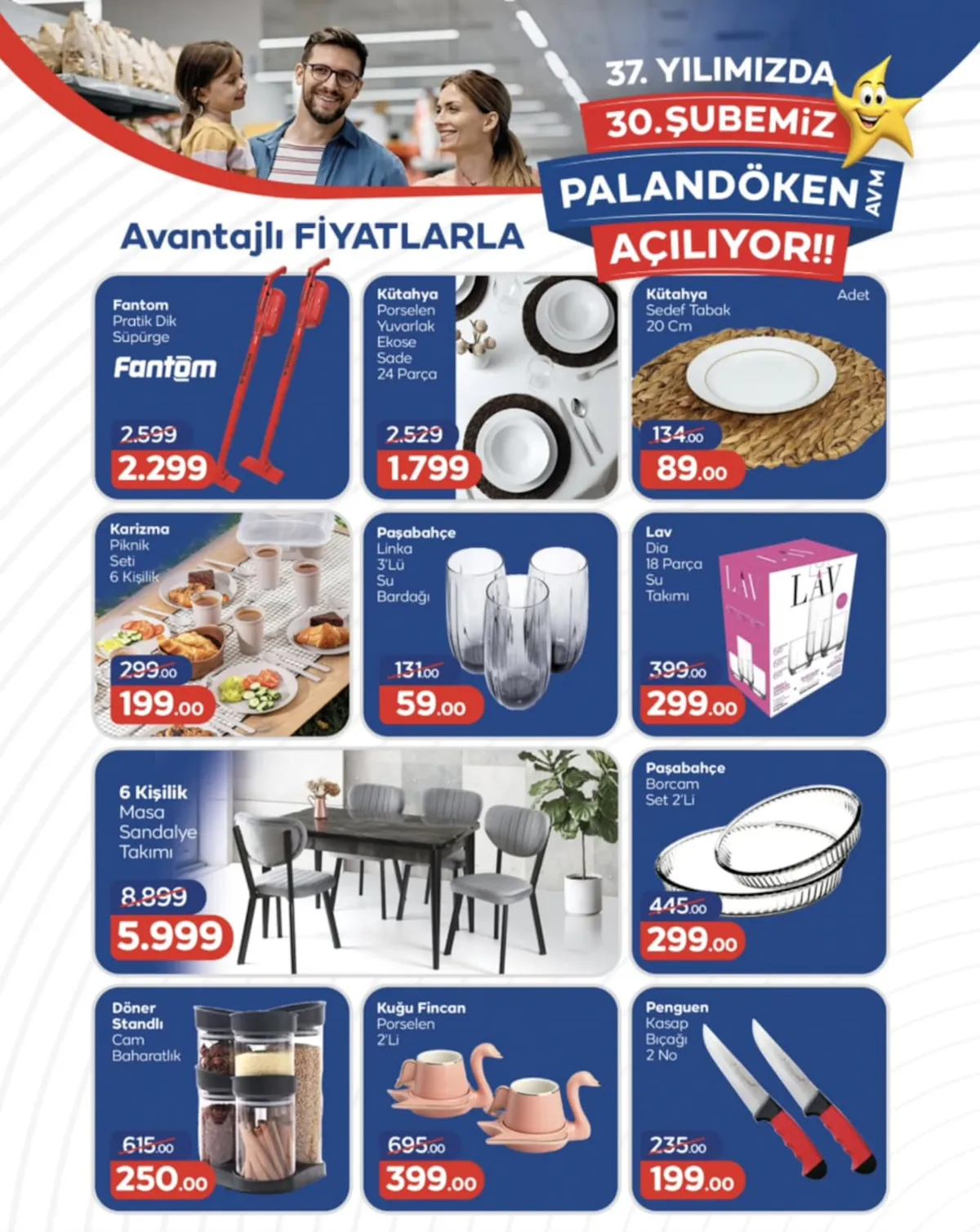 Tema Tema Market 18 Mayıs 2026 Aktüel Kataloğu sayfa 4: Penguen Kasap Bıçağı No 2, Paşabahçe Linka 3Lü Su Bardağı