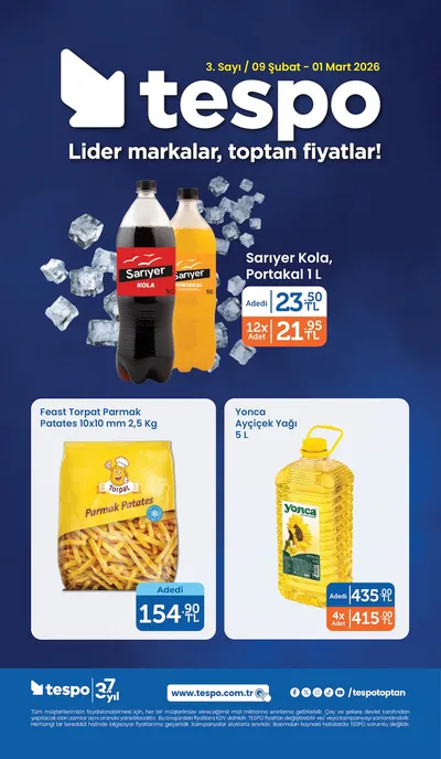Tespo 9 Şubat 2026 Aktüel Kataloğu
