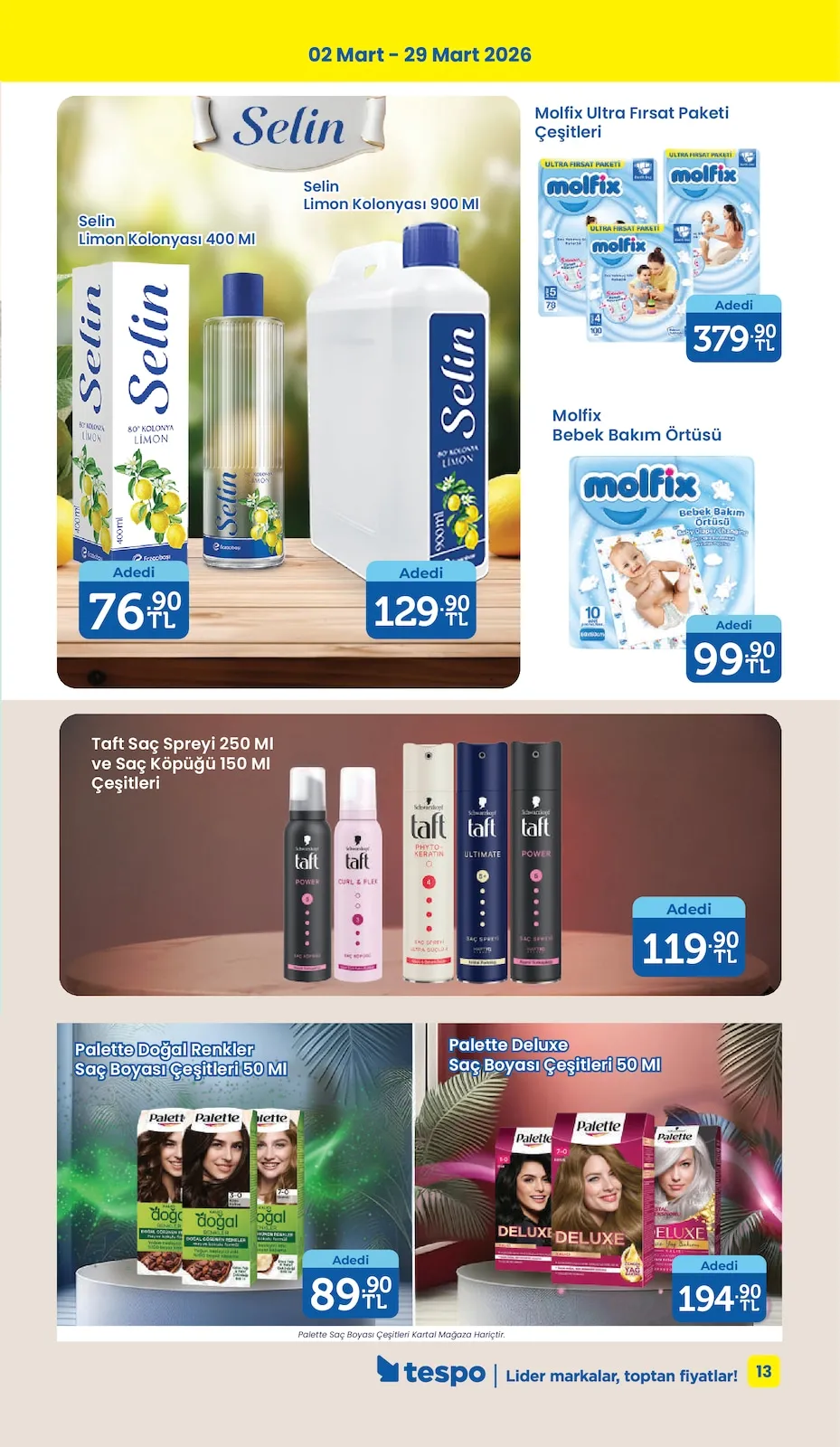 Tespo Tespo 2 Mart 2026 Aktüel Kataloğu sayfa 13: Seyidoğlu Reçel Çeşitleri 100X20 Gr, Binboğa Keven & Kekik Balı 650 Gr