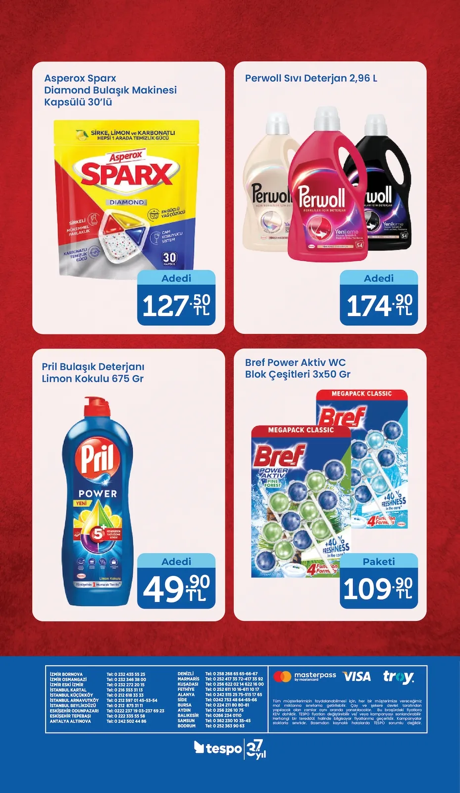 Tespo Tespo 2 Mart 2026 Aktüel Kataloğu sayfa 16: Lipton Ice Tea Soğuk Çay Çeşitleri 1 L, Nestle Coffe Mate Eko Paket 100 Gr