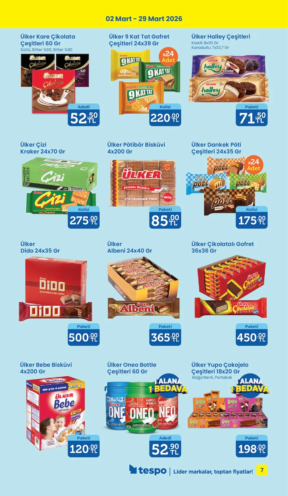 Tespo Tespo 2 Mart 2026 Aktüel Kataloğu sayfa 7: Cook Kağıt Bardak 7 Oz 10'Lu, Cook Airfryer Pişirme Kağıdı Xxl 25'Li