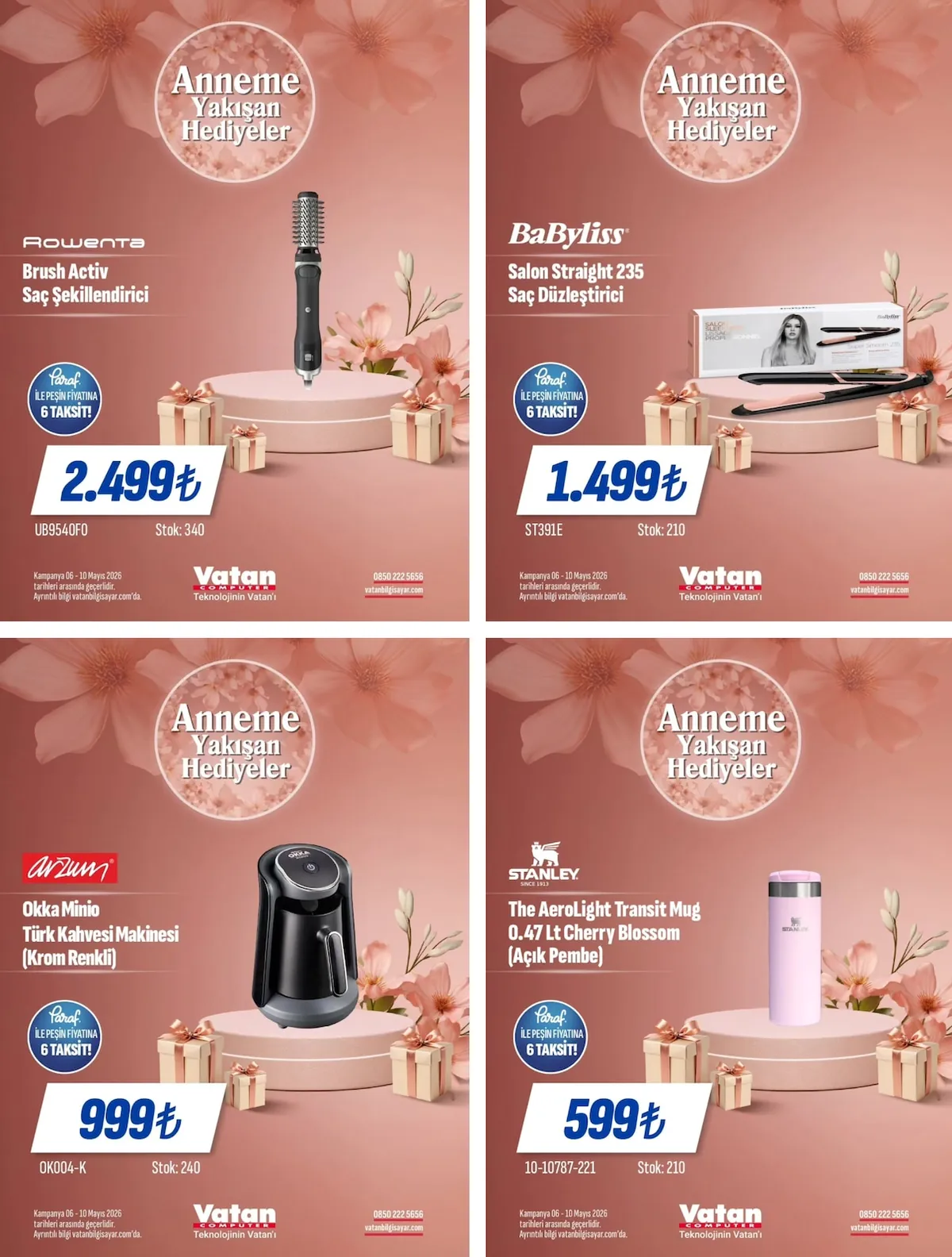 Vatan Vatan Bilgisayar 6 Mayıs 2026 Aktüel Kataloğu sayfa 3: Babyliss Salon Straight 235 Saç Düzleştirici, Rowenta Brush Activ Saç Şekillendirici