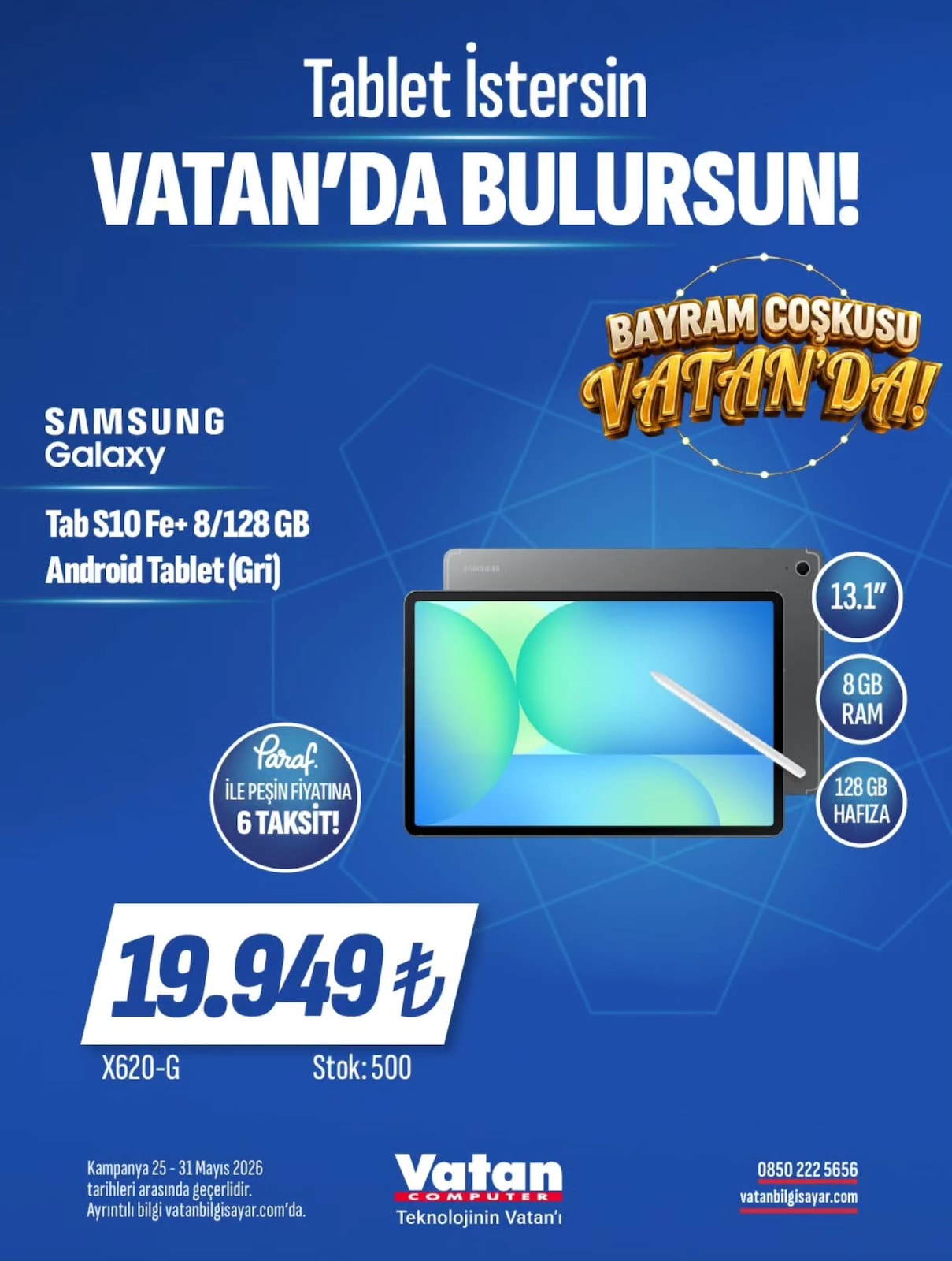 Vatan Bilgisayar 25 Mayıs 2026 Aktüel Kataloğu