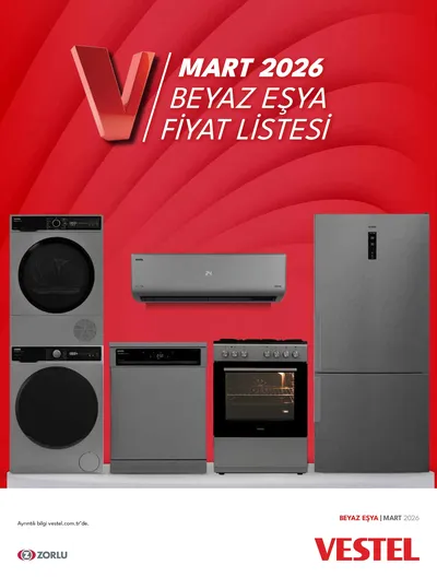 Vestel 3 Mart 2026 Aktüel Kataloğu3 Mart - 1 Nisan