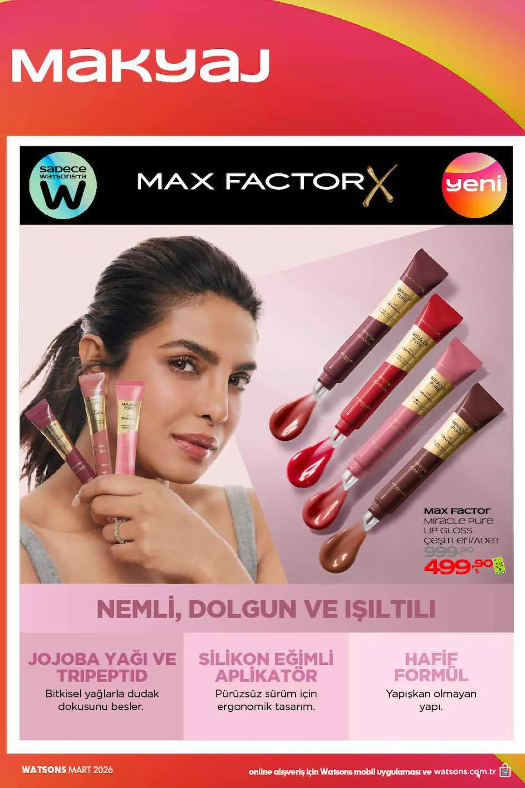 Watsons Watsons 26 Şubat 2026 Aktüel Kataloğu sayfa 16: Banila Co Snoopy Lansmanı, Celenes Somon Sensı Ürün Çeşitleri/Adet