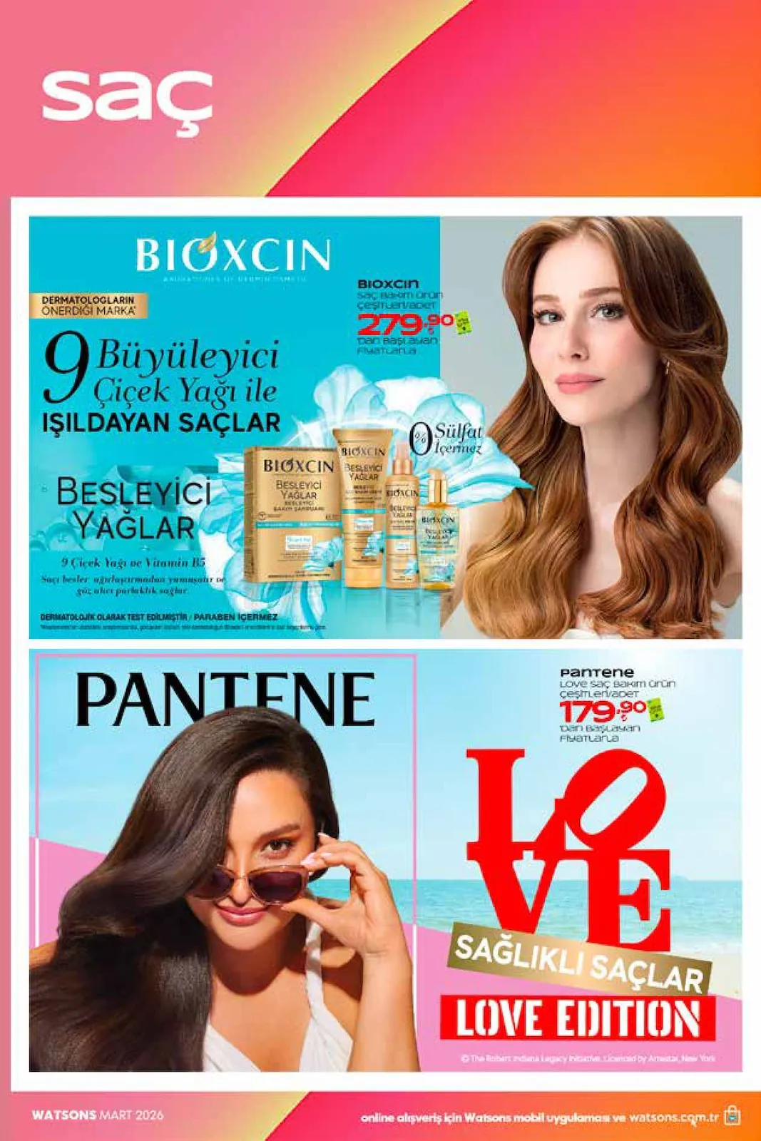 Watsons Watsons 26 Şubat 2026 Aktüel Kataloğu sayfa 28: Neva Root Touch-Up Kapatici Sprey, Palette Deluxe Saç Boyası