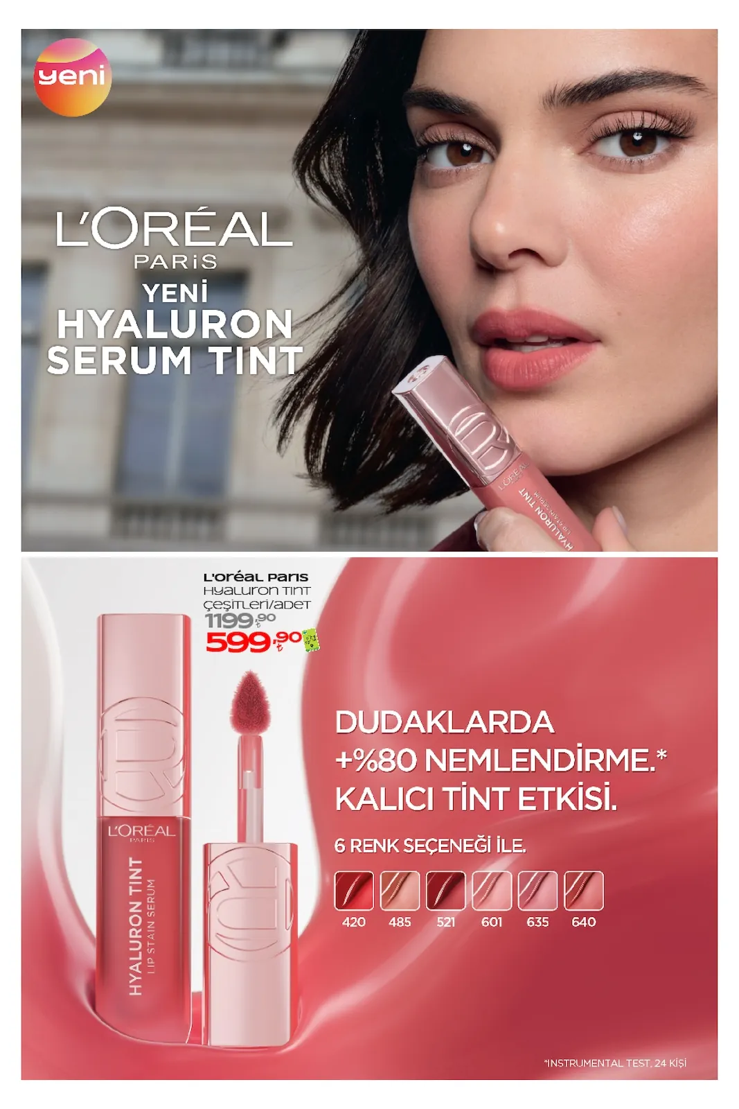 Watsons Watsons 28 Nisan 2026 Aktüel Kataloğu sayfa 50: L'Oréal Paris Hyaluron Tint Lip Stain Serum