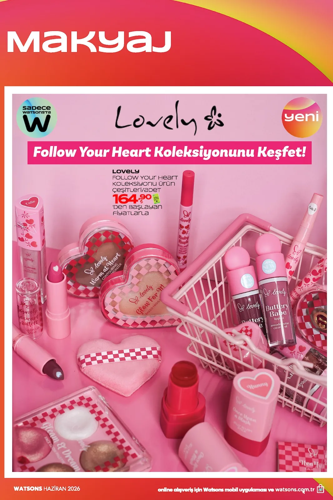 Watsons Watsons 1 Haziran 2026 Aktüel Kataloğu sayfa 15: Lovely Follow Your Heart Collector Set