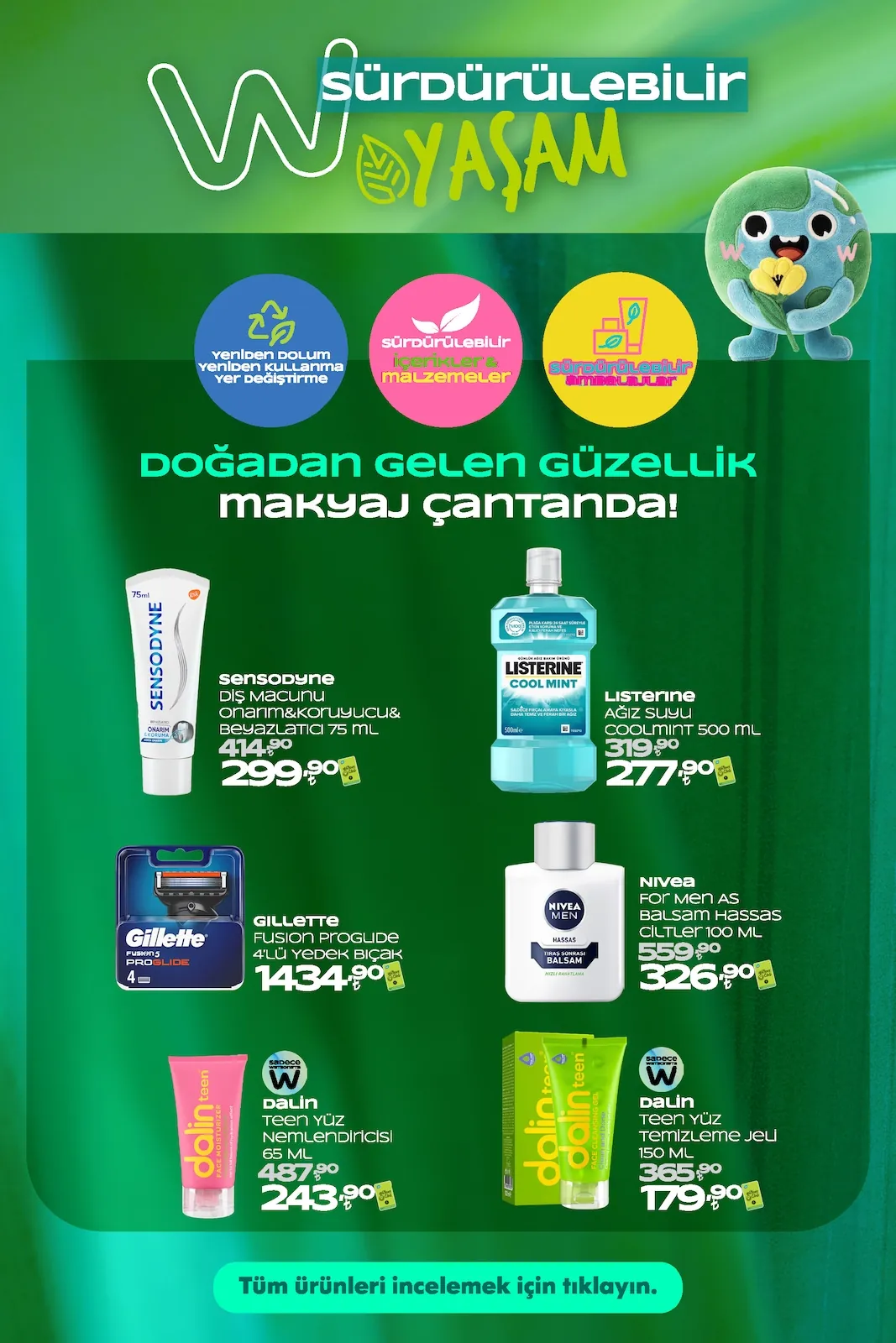 Watsons Watsons 1 Haziran 2026 Aktüel Kataloğu sayfa 24: Nivea For Men As Balsam Hassas Ciltler 100 Ml, Dalin Teen Yüz Temizleme Jeli 150 Ml