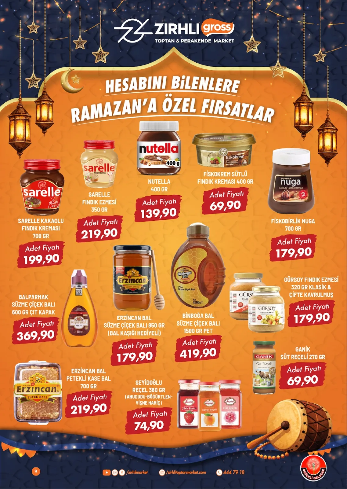 Zırhlı Zırhlı Toptan Market 13 Şubat 2026 Aktüel Kataloğu sayfa 10: Gürsoy Findik Ezmesi 320 Gr Klasik & Çi̇Fte Kavrulmuş, Erzi̇Ncan Bal Süzme Çi̇Çek Bali 850 Gr (Bal Kaşiği Hedi̇Yeli̇)