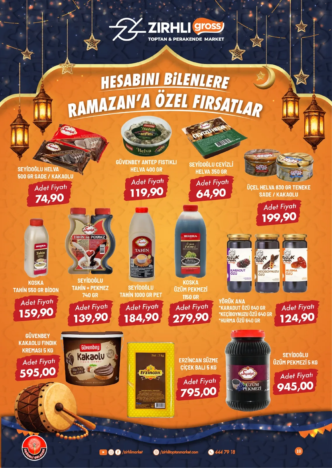 Zırhlı Zırhlı Toptan Market 13 Şubat 2026 Aktüel Kataloğu sayfa 11: Seyi̇Doğlu Cevi̇Zli̇ Helva 350 Gr, Seyi̇Doğlu Tahi̇N + Pekmez 740 Gr