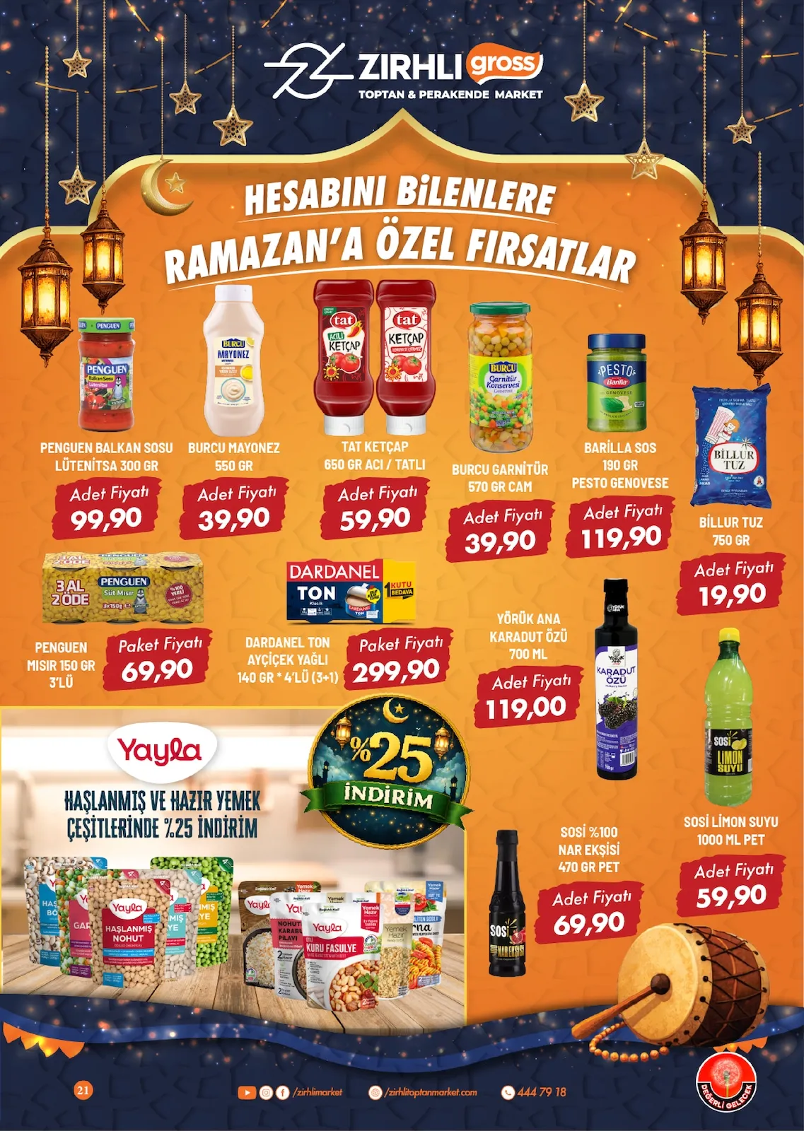 Zırhlı Zırhlı Toptan Market 13 Şubat 2026 Aktüel Kataloğu sayfa 22: Yörük Ana Karadut Özü 700 Ml, Billur Tuz 750 Gr