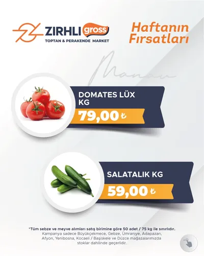 Zırhlı Toptan Market 27 Mart 2026 Aktüel Kataloğu broşürü