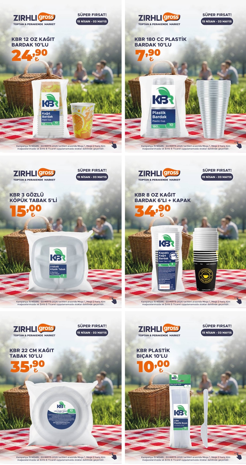 Zırhlı Toptan Market 15 Nisan 2026 Aktüel Kataloğu broşürü
