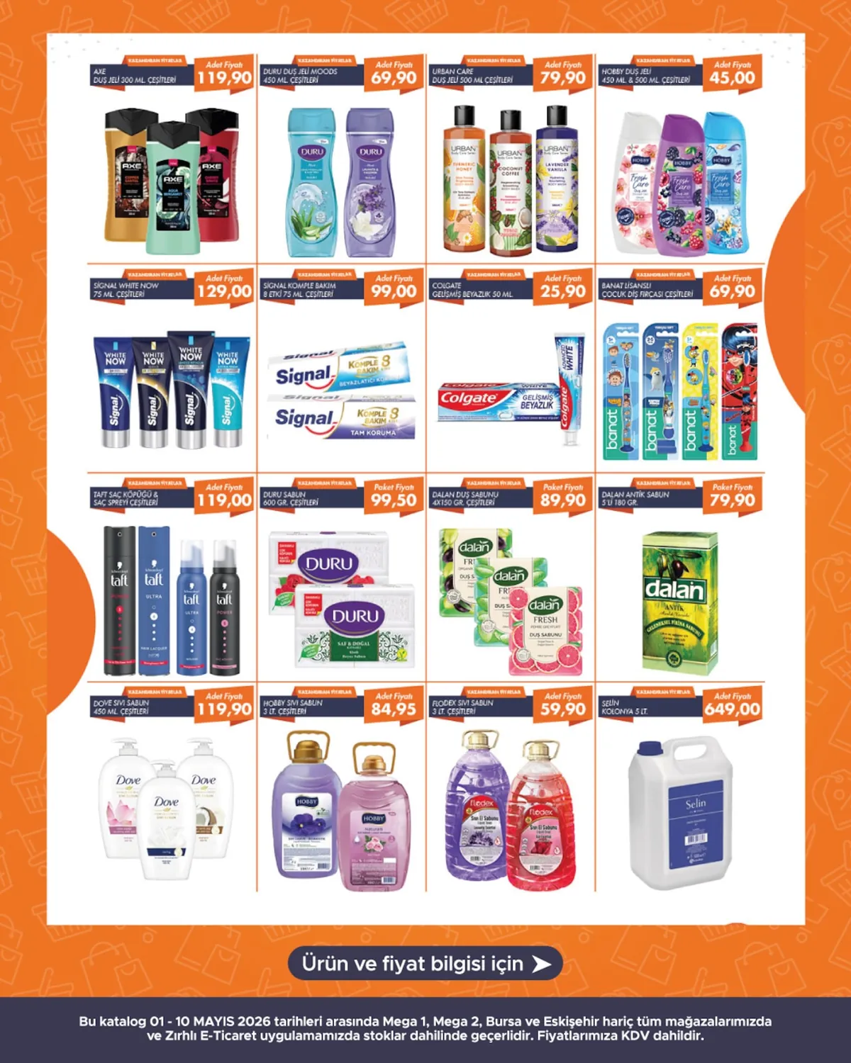 Zırhlı Zırhlı Toptan Market 1 Mayıs 2026 Aktüel Kataloğu sayfa 24: Signal Komple Bakim 8 Etki Çeşitleri 75 Ml, Colgate Gelişmiş Beyazlık 50 Ml