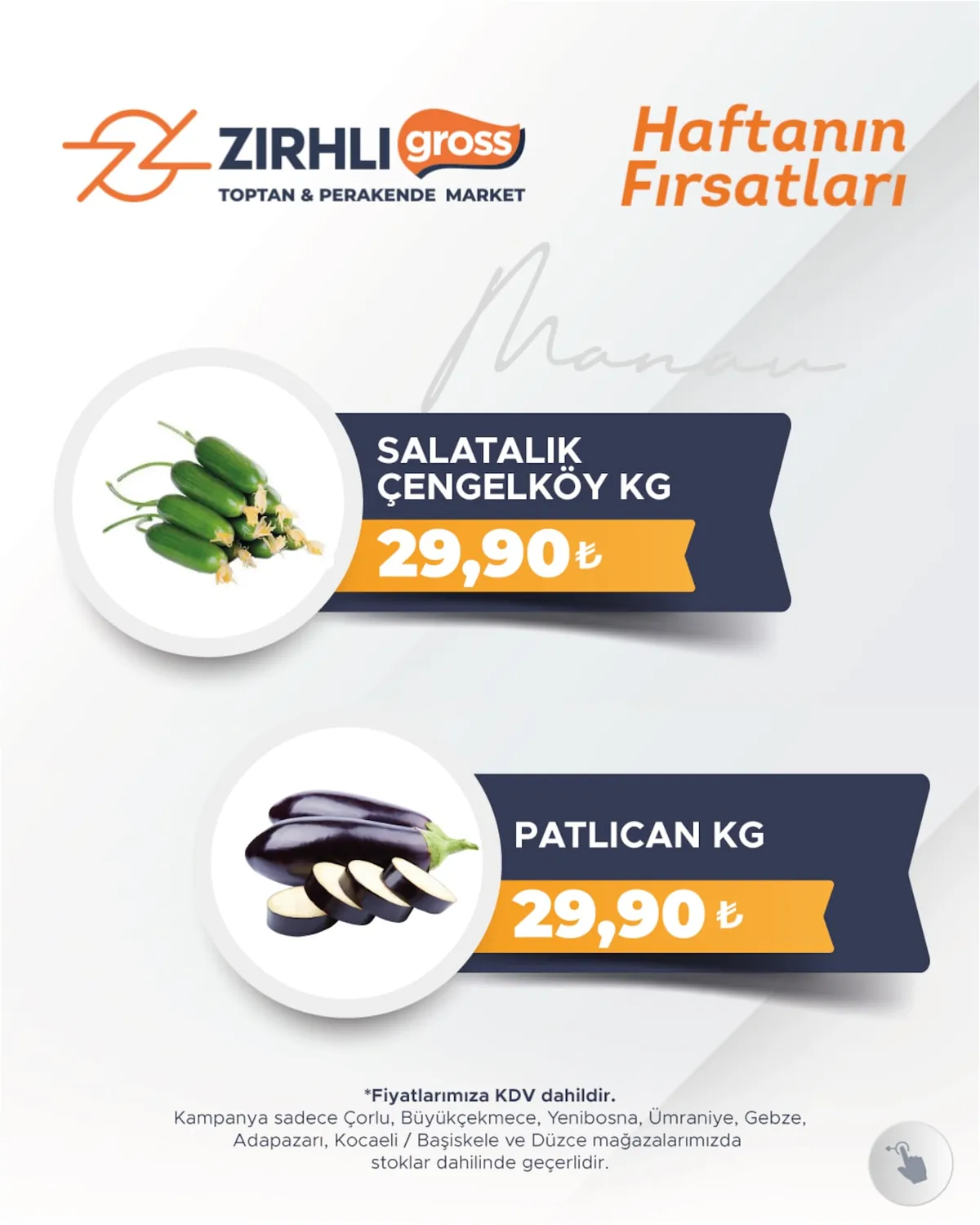 Zırhlı Zırhlı Toptan Market 15 Mayıs 2026 Aktüel Kataloğu sayfa 2: Salatalik Çengelköy Kg