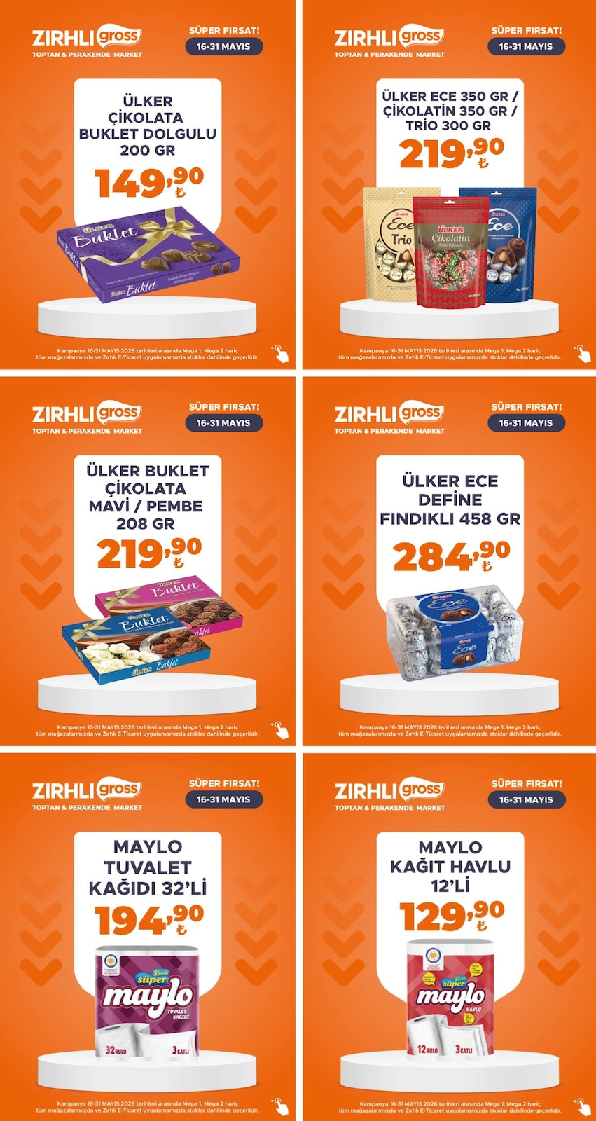 Zırhlı Toptan Market 16 Mayıs 2026 Aktüel Kataloğu