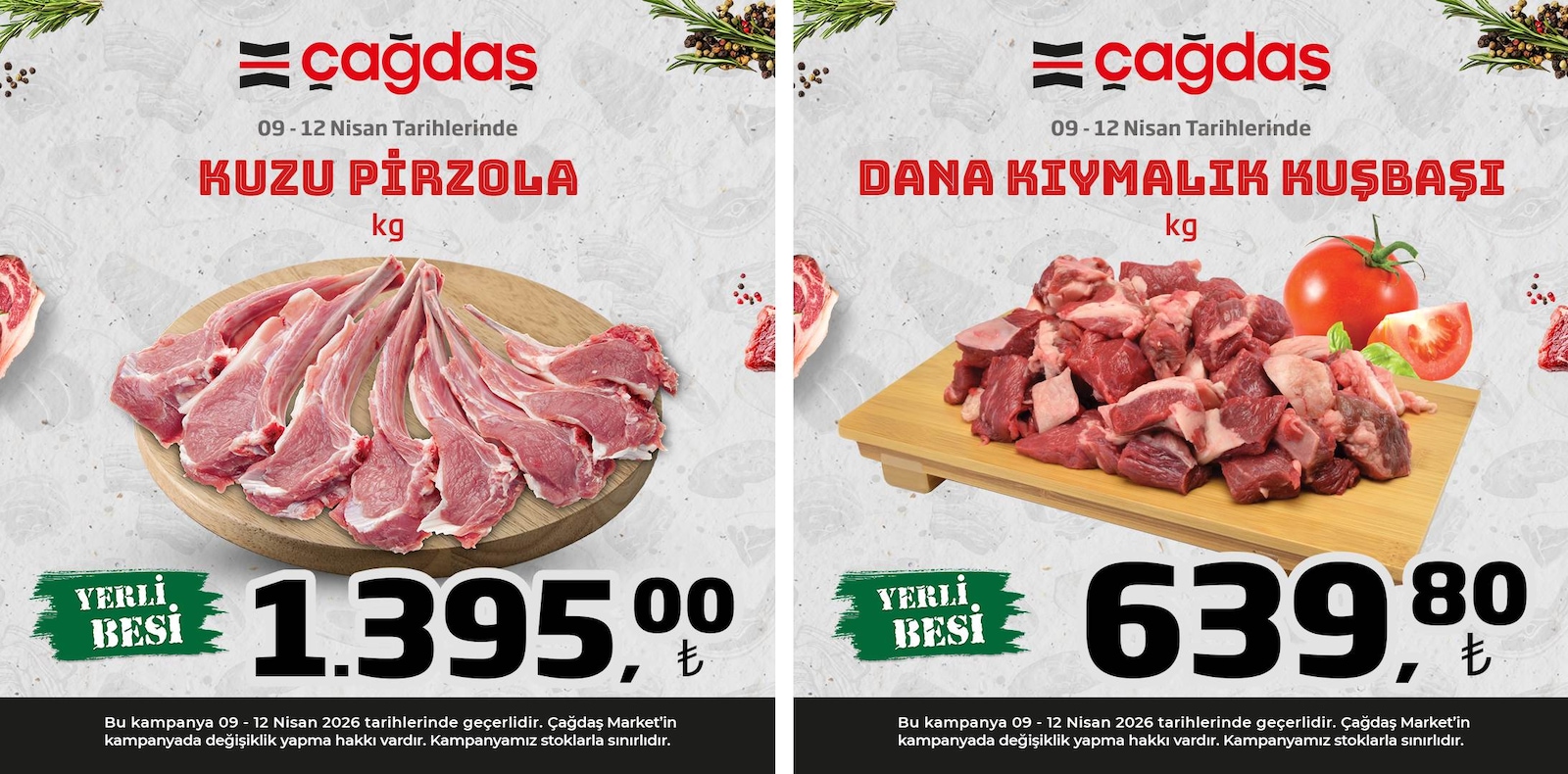 Çağdaş Market 9 Nisan 2026 Aktüel Kataloğu broşürü