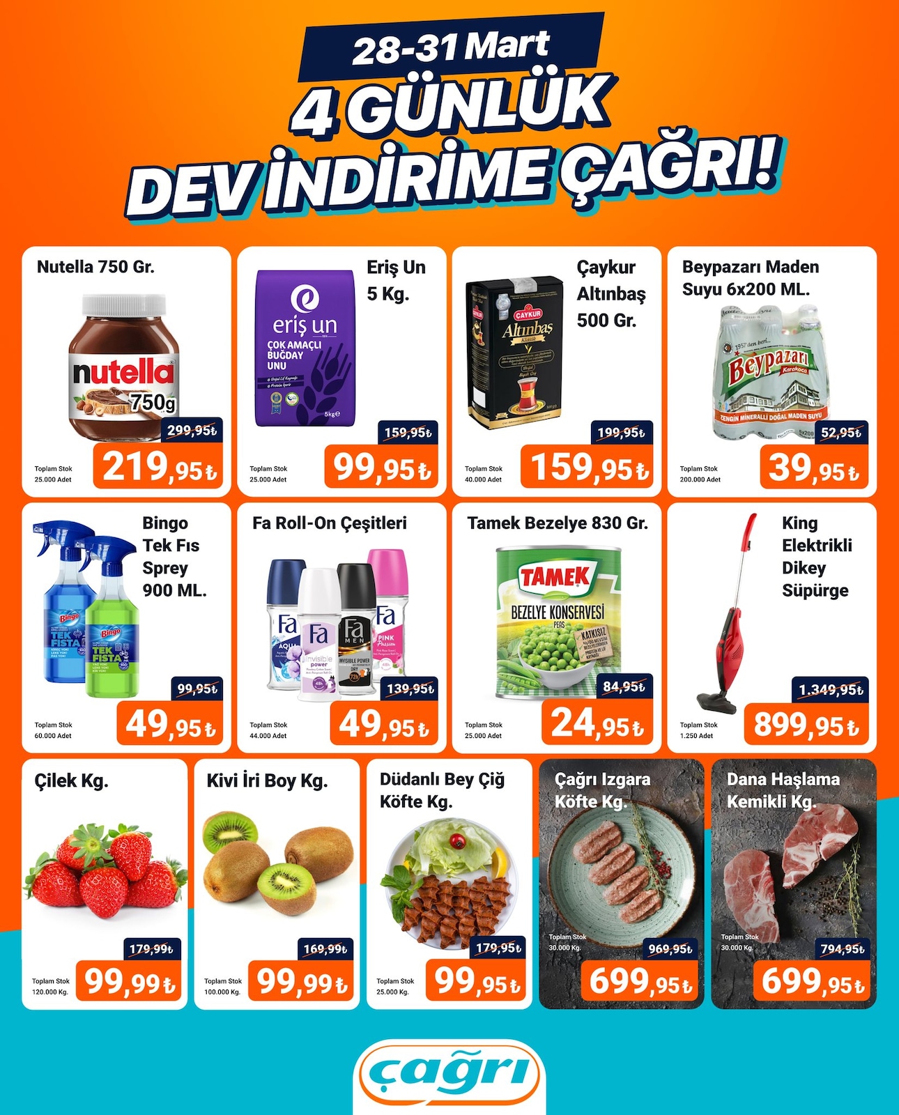 Çağrı Market 28 Mart 2026 Aktüel Kataloğu broşürü