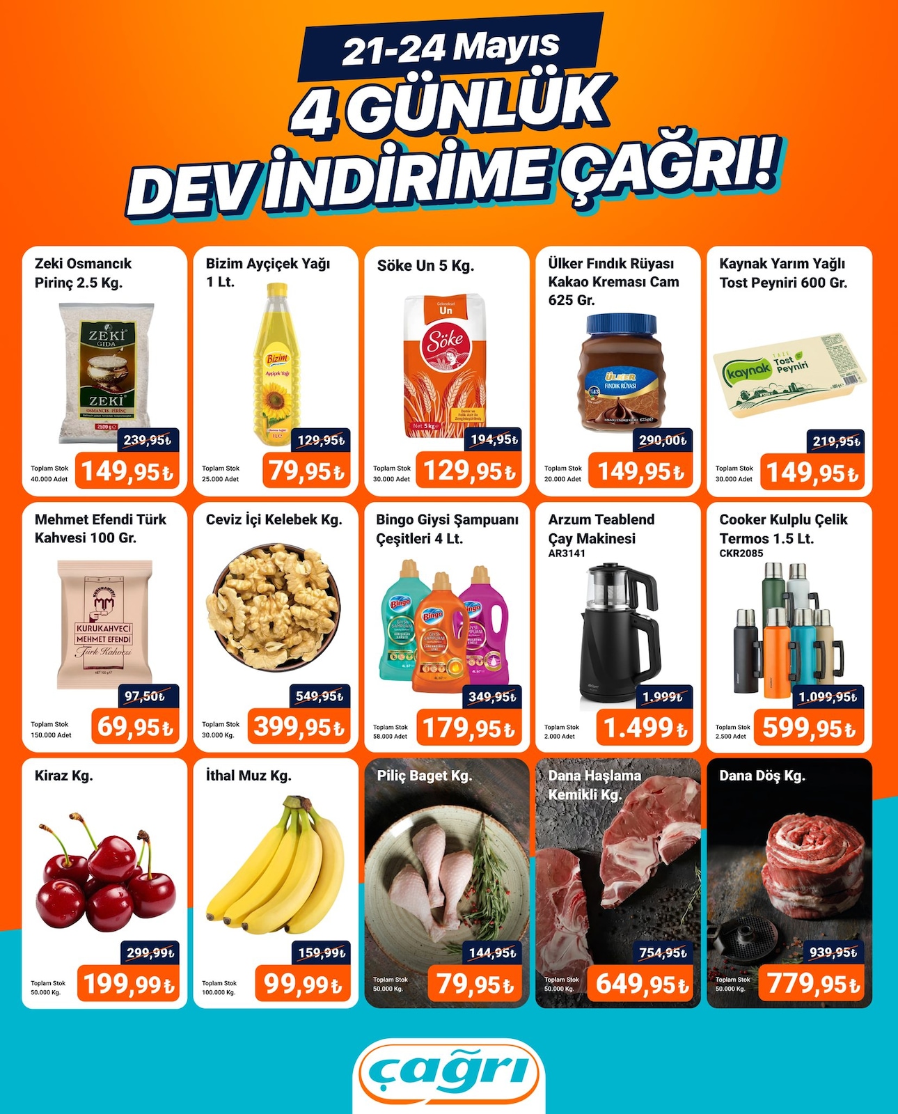 Çağrı Market 21 Mayıs 2026 Aktüel Kataloğu broşürü