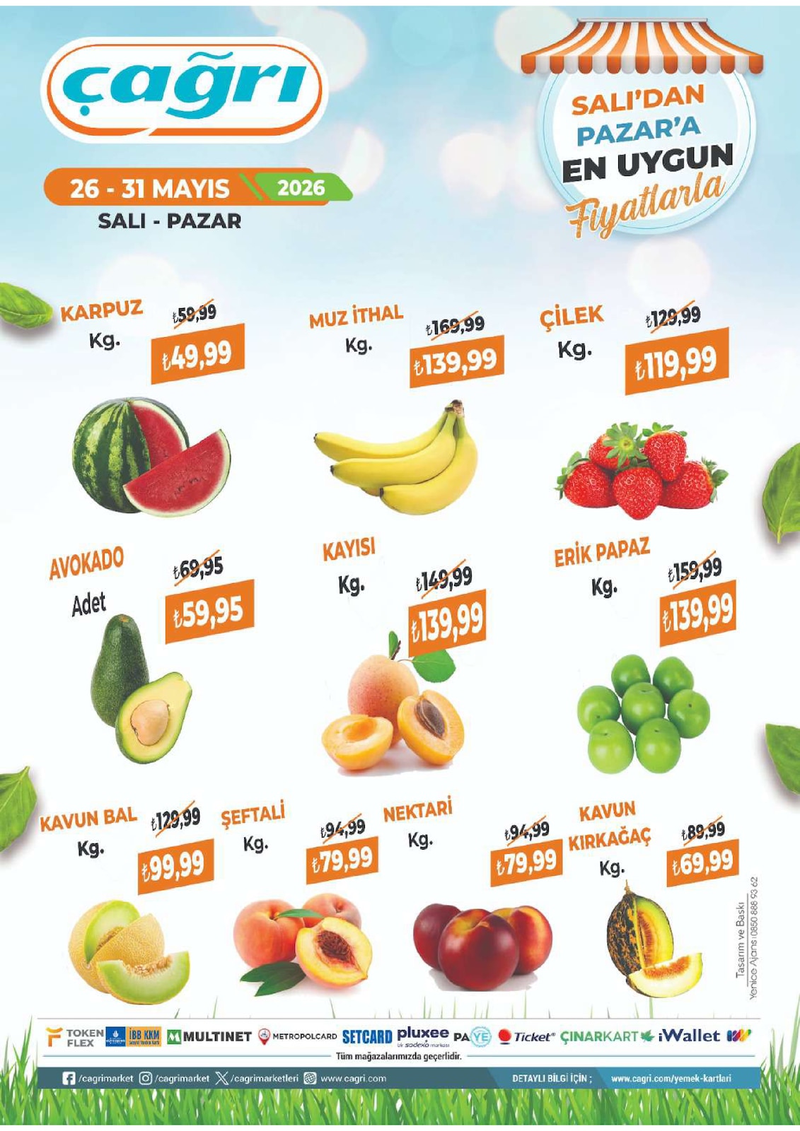 Çağrı Market 26 Mayıs 2026 Aktüel Kataloğu