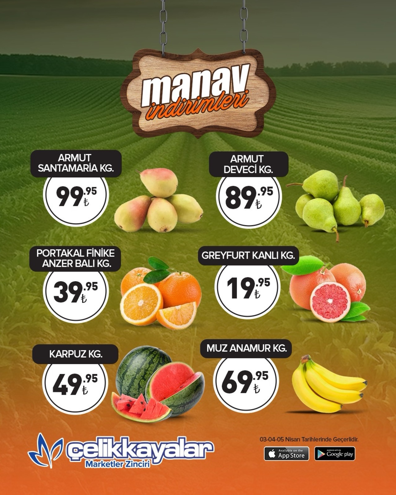 Çelikkayalar 3 Nisan 2026 Aktüel Kataloğu broşürü