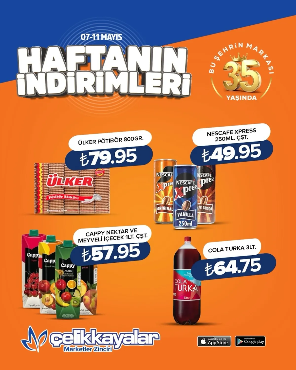 Celikkayalar Çelikkayalar 7 Mayıs 2026 Aktüel Kataloğu sayfa 3: Ülker Pötibör Bisküvi 800G