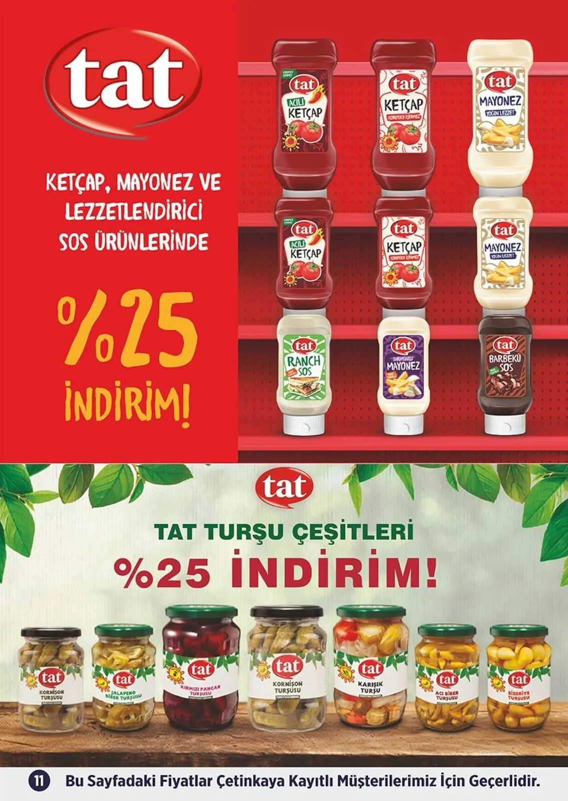 Çetinkaya Çetinkaya 1 Nisan 2026 Aktüel Kataloğu sayfa 11