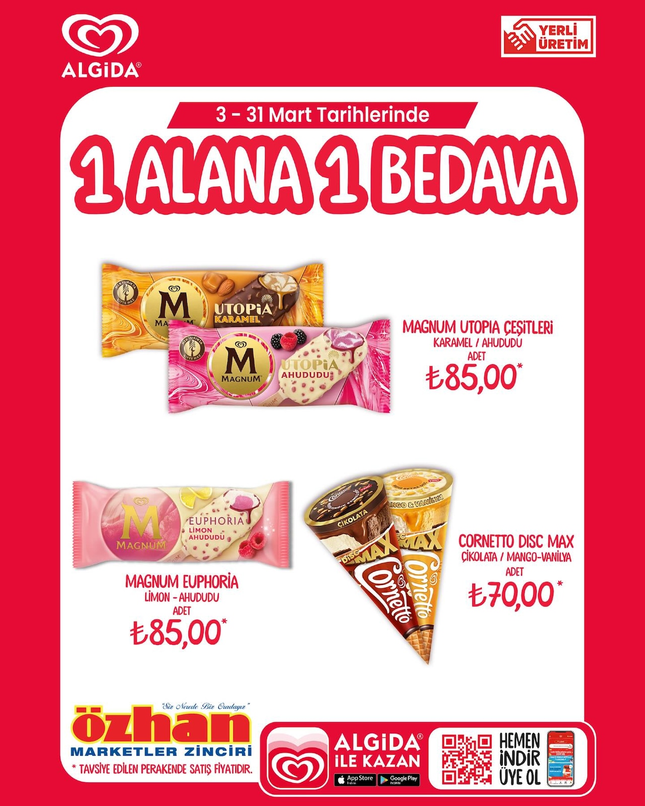 Özhan Marketler Zinciri 3 Mart 2026 Aktüel Kataloğu broşürü