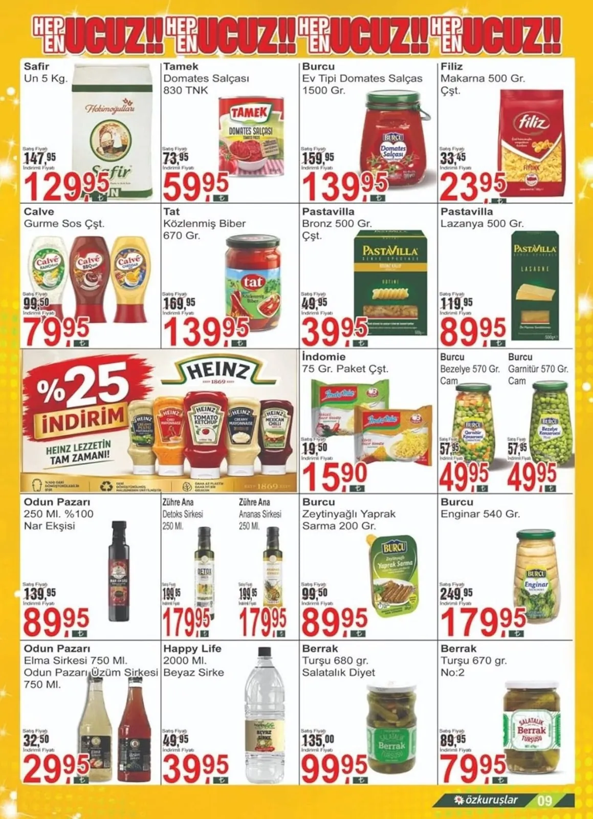 Özkuruşlar Özkuruşlar Gıda 11 Haziran 2026 Aktüel Kataloğu sayfa 9: Pastavilla Bronz 500 Gr., Tat Közlenmiş Biber 670 Gr.