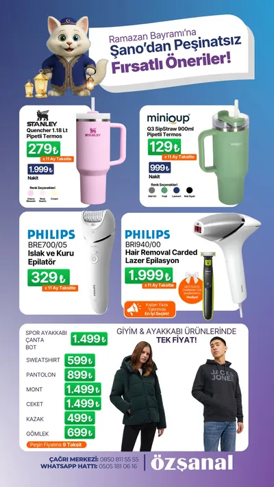 Özşanal 1 Mart 2026 Aktüel Kataloğu1 Mart - 31 Mart