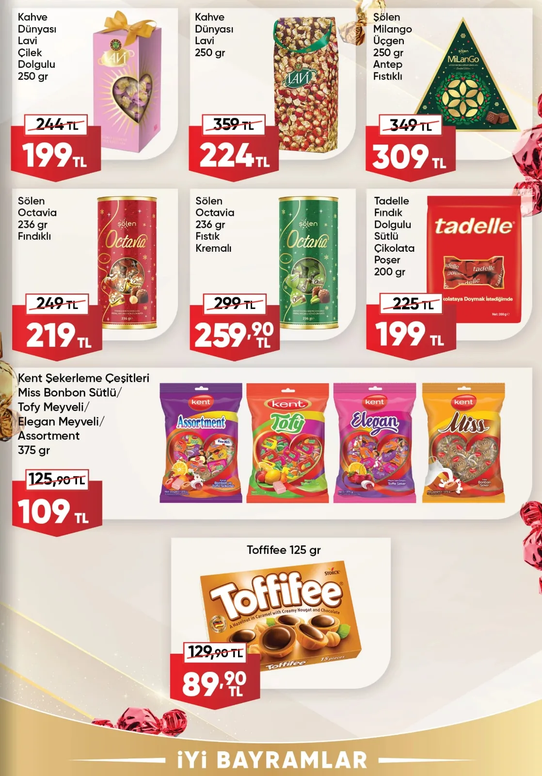 Üçler Üçler Market 9 Mart 2026 Aktüel Kataloğu sayfa 3: Sölen Octavia 236 Gr Fıstık Kremalı, Sölen Octavia 236 Gr Fındıklı