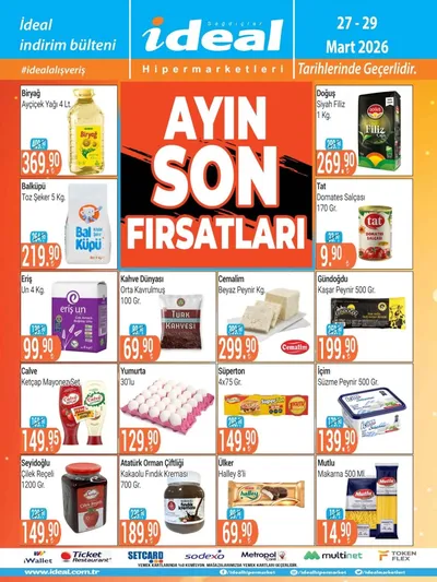 İdeal Market 27 Mart 2026 Aktüel Kataloğu broşürü